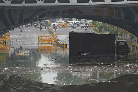 Waterlogging at Minto Bridge underpass 